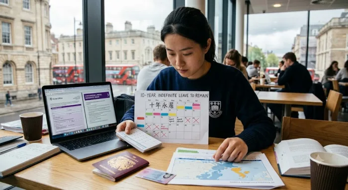 英国绿卡实战：留学生十年永居如何避免离境断档